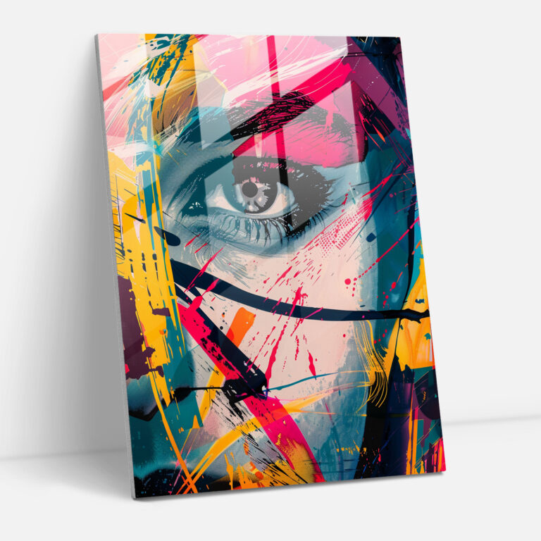 Andy Warhol Glass Wall Art Abstract Home Decoration Colorful Modern Art - Andy Warhol, Wall Decoration, Home Decoration, Andy Warhol