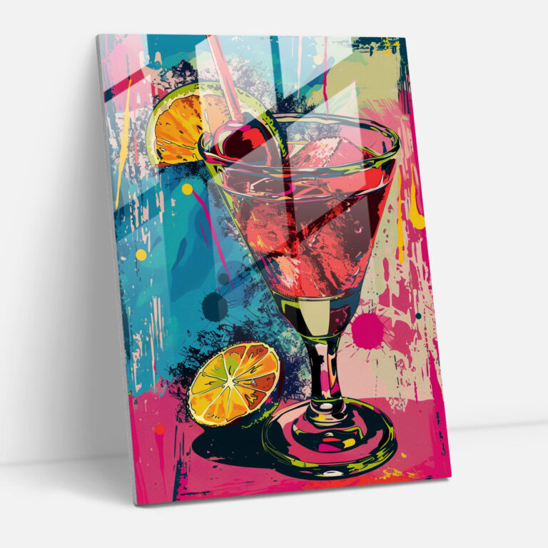 Andy Warhol Wall Decoration - Whimsical Food And Beverage Theme - Andy Warhol, Wall Decoration, Glass Print, Glass Wall Art