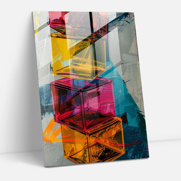 Andy Warhol Glass Art - Brillo Boxes - Andy Warhol, Glass Art, Andy Warhol, Glass Print