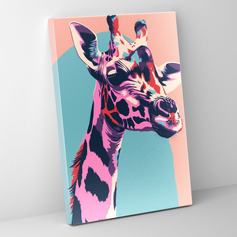 Whimsical Animal Andy Warhol Style Wall Decoration - Andy Warhol, Canvas Print, Canvas Wall Art, Andy Warhol Style