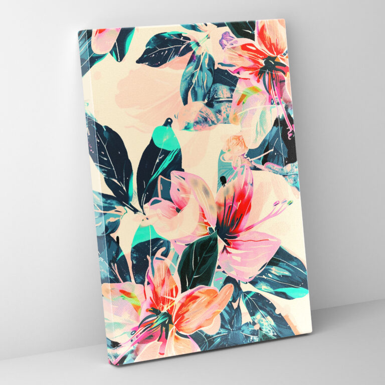 Andy Warhol Canvas Print - Floral Pattern Wall Decoration - Andy Warhol, Canvas Wall Art, Andy Warhol, Wall Decoration