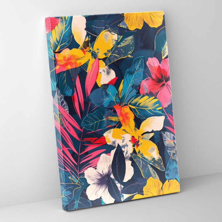 Andy Warhol Canvas Print - Vibrant Floral Pattern With Bold Colors - Andy Warhol, Canvas Wall Art, Home Decoration, Andy Warhol