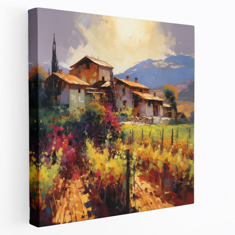 Anatolia Wall Art - Sunlit Vineyard - Anatolia, Canvas, Wall Decoration, Canvas Print