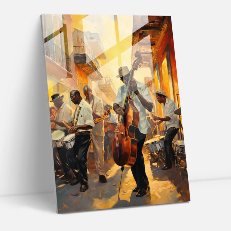 Afro-Cuban Jazz Glass Print - Afro, Afro-Cuban Jazz, Rhythm, Glass Wall Art