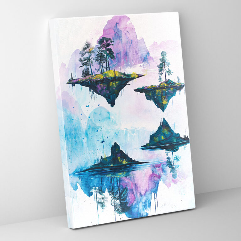 Floating Islands Wall Art - Ashvin Harrison, Home Decoration, Canvas, Canvas Wall Art