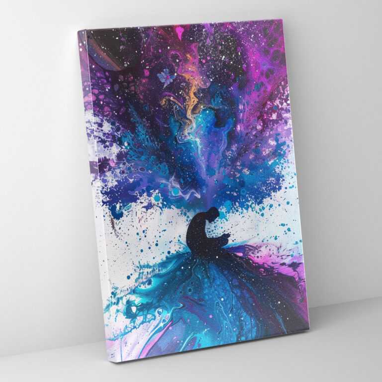 Ashvin Harrison Canvas Wall Art - Ashvin Harrison, Ashvin Harrison, Celestial Beings, Cosmic Background