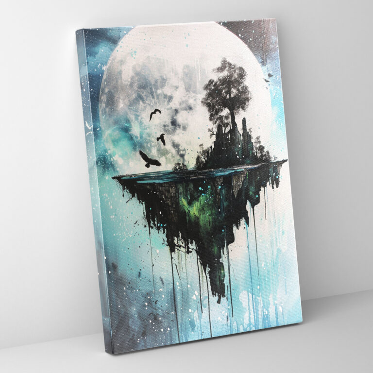 Ashvin Harrison Wall Art - Ashvin Harrison, Mystical Creatures, Floating Islands, Fantastical