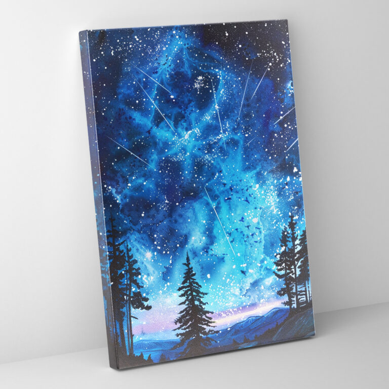 Ashvin Harrison Celestial Night Sky Canvas Print - Ashvin Harrison, Wall Decoration, Canvas Print, Ashvin Harrison