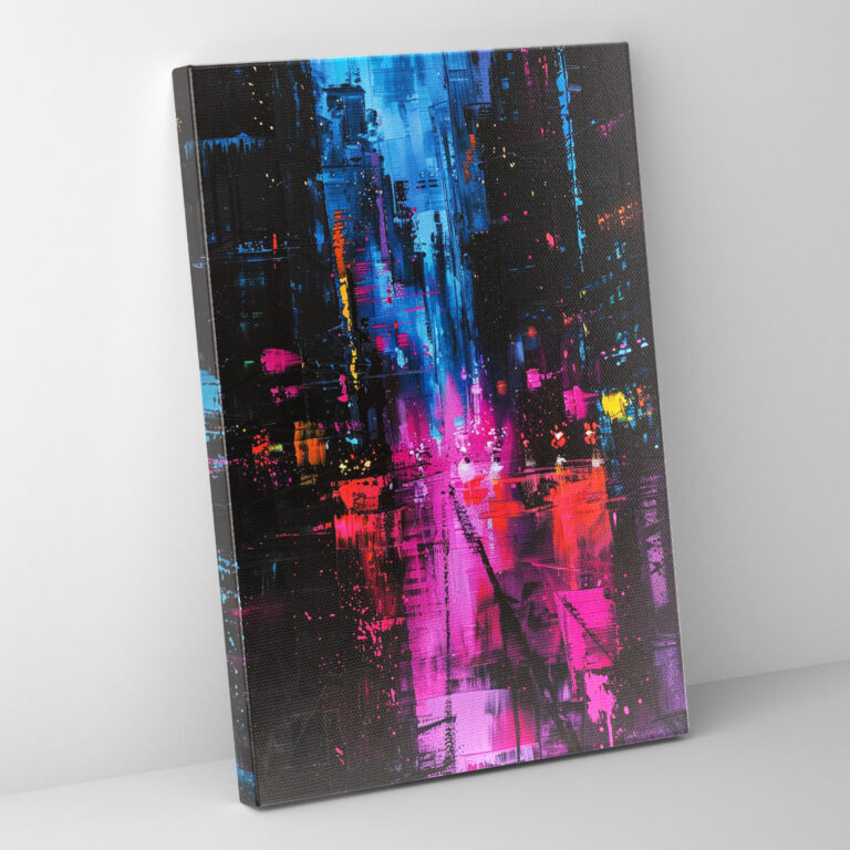Ashvin Harrison Urban Cityscape Canvas Print - Ashvin Harrison, Home Decoration, Canvas, Wall Art