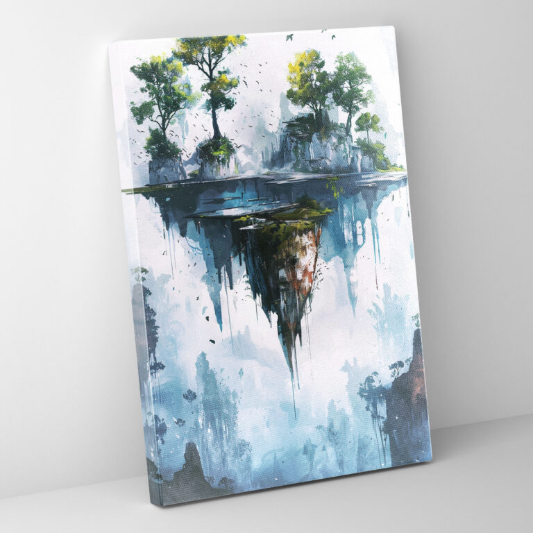 Ashvin Harrison Surreal Floating Islands Canvas Print - Ashvin Harrison, Wall Decoration, Canvas, Canvas Wall Art