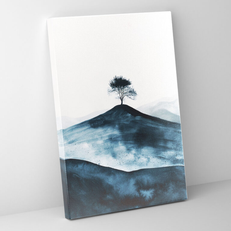 Ashvin Harrison Lonely Tree Canvas Print - Ashvin Harrison, Canvas Wall Art, Wall Art, Landscape