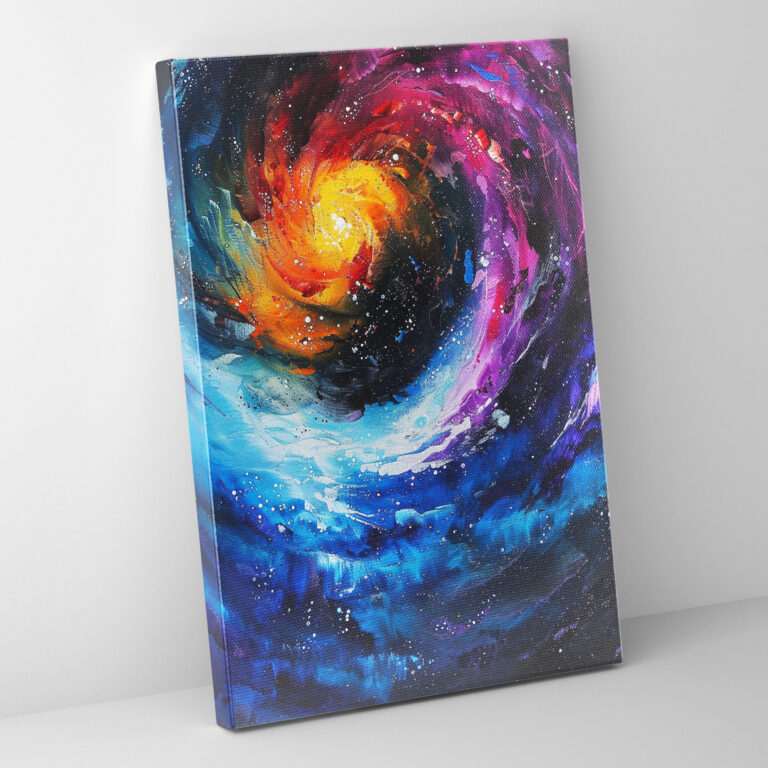 Ashvin Harrison Galaxy Wall Art - Ashvin Harrison, Swirling Colors, Mystical, Canvas Wall Art