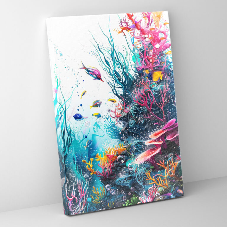 Ashvin Harrison Sea Creatures Canvas Print - Ashvin Harrison, Underwater World, Canvas Print, Sea Creatures