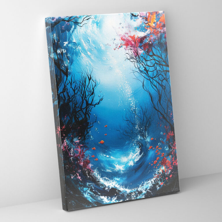 Ashvin Harrison Surreal Underwater World Canvas Print - Ashvin Harrison, Underwater, Wall Art, Surreal