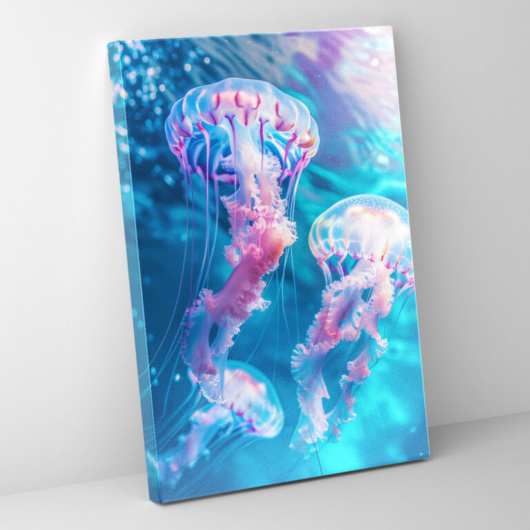 Ashvin Harrison Jellyfish Canvas Print - Ashvin Harrison, Canvas Print, Surreal, Ashvin Harrison