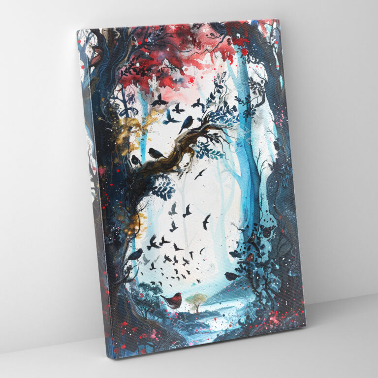 Ashvin Harrison Forest Wall Decoration - Ashvin Harrison, Home Decoration, Canvas, Whimsical Forest