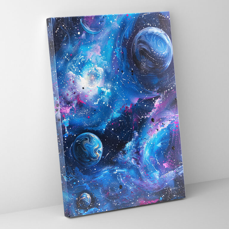 Ashvin Harrison Galaxy Wall Art - Ashvin Harrison, Swirling Stars, Wall Art, Mystical