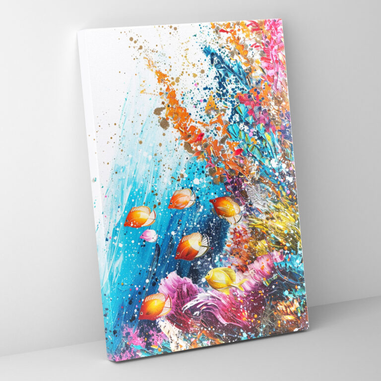 Ashvin Harrison Underwater World Canvas Print - Ashvin Harrison, Ashvin Harrison, Wall Decoration, Canvas
