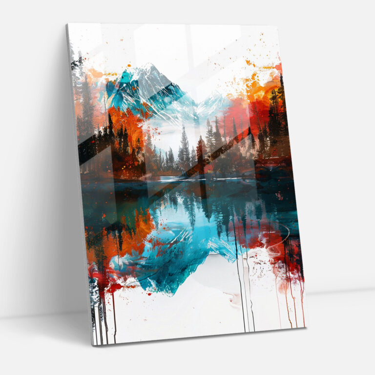 Ashvin Harrison Glass Wall Art: Nature Landscape Scene - Ashvin Harrison, Glass Wall Art, Home Decoration, Nature Landscape