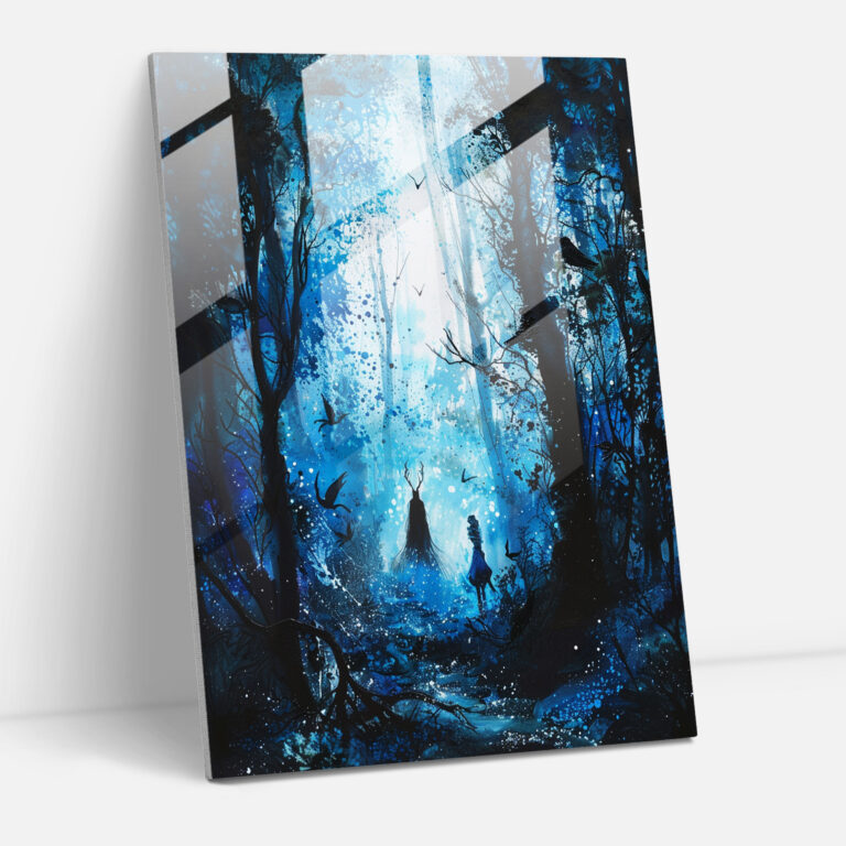 Enchanted Forest Glass Wall Art - Ashvin Harrison, Home Decoration, Glass Print, Ashvin Harrison