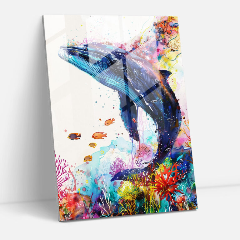 Underwater Wonderland Glass Print - Ashvin Harrison, Home Decoration, Colorful, Glass Print
