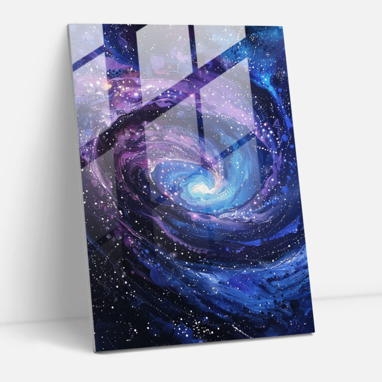 Ashvin Harrison Home Decoration - Mystical Night Sky - Ashvin Harrison, Home Decoration, Ashvin Harrison, Glass Print