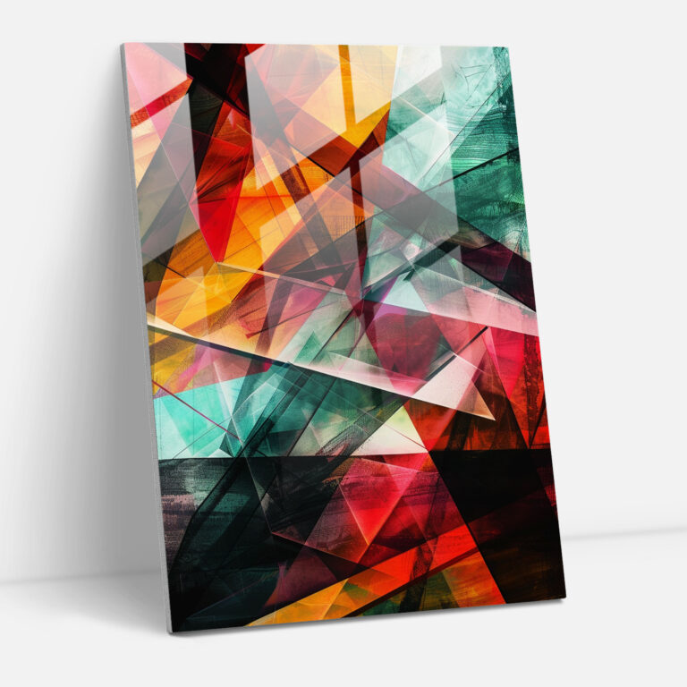 Ashvin Harrison Geometric Glass Print - Ashvin Harrison, Wall Decoration, Ashvin Harrison, Glass Print