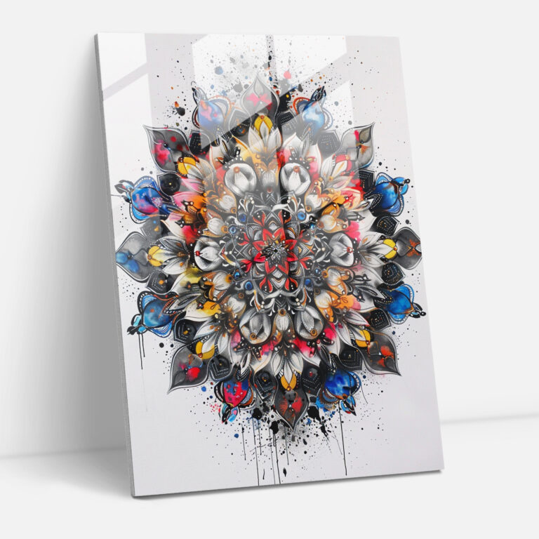 Ashvin Harrison Glass Print Wall Decoration - Ashvin Harrison, Modern Art, Home Decoration, Ashvin Harrison