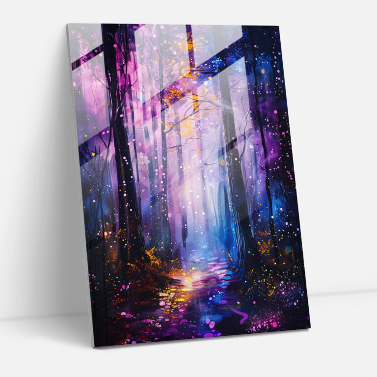 Ashvin Harrison Modern Art: Mystical Forest - Ashvin Harrison, Modern Art, Wall Decoration, Home Decoration