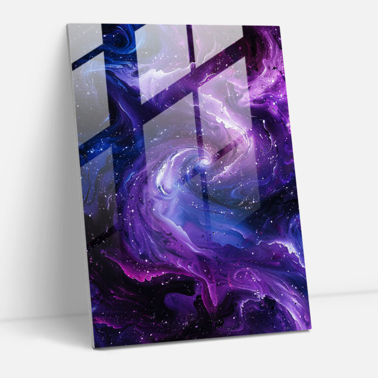 Ashvin Harrison Glass Wall Art: Abstract Galaxy - Ashvin Harrison, Ashvin Harrison, Glass Print, Glass Wall Art