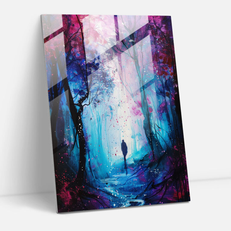 Ashvin Harrison Magical Glass Wall Art - Ashvin Harrison, Glass Wall Art, Magical Forest, Home Decoration