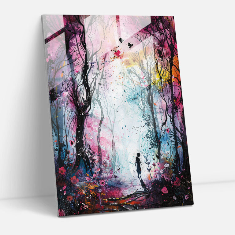 Ashvin Harrison Glass Wall Art: Fairy Tale Forest - Ashvin Harrison, Glass Wall Art, Home Decoration, Ashvin Harrison