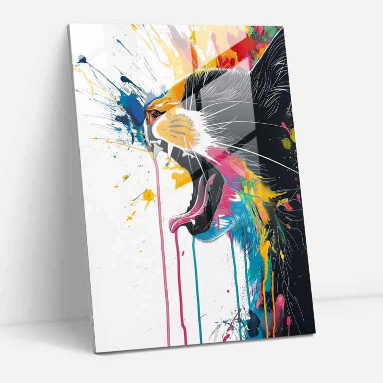 Ashvin Harrison Modern Art - Playful Pop Art Designs - Ashvin Harrison, Ashvin Harrison, Modern Art, Glass Print