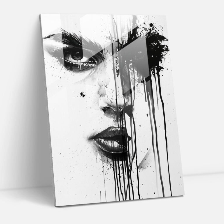 Ashvin Harrison Home Decoration - Intriguing Portrait Studies In Monochrome - Ashvin Harrison, Home Decoration, Ashvin Harrison, Glass Art
