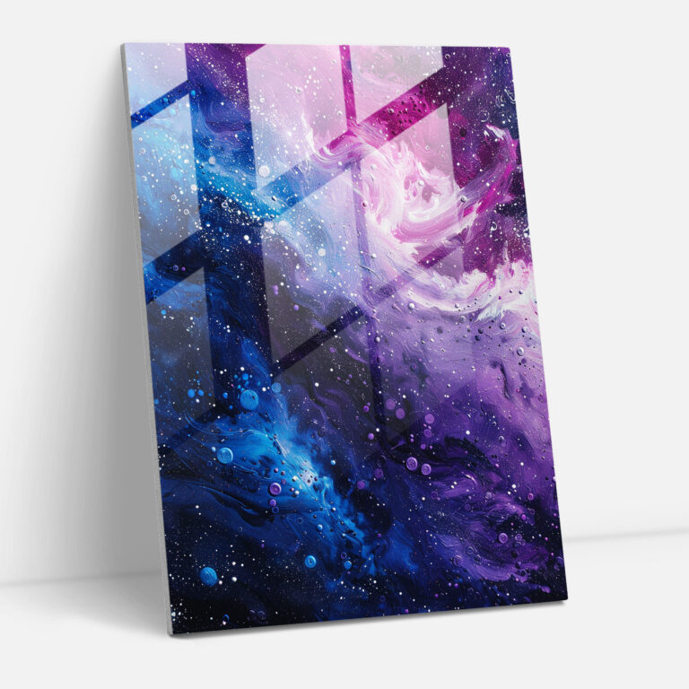Ashvin Harrison Home Decoration Cosmic Galaxy Design - Ashvin Harrison, Ashvin Harrison, Glass Print, Home Decoration