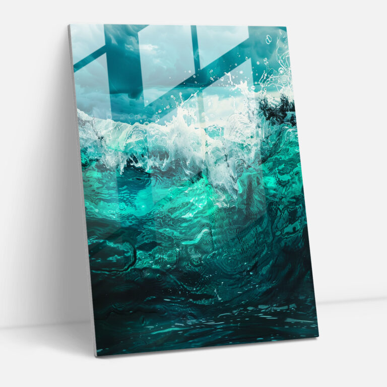 Ashvin Harrison Glass Print Abstract Underwater Scene - Ashvin Harrison, Ashvin Harrison, Underwater Art, Home Decoration