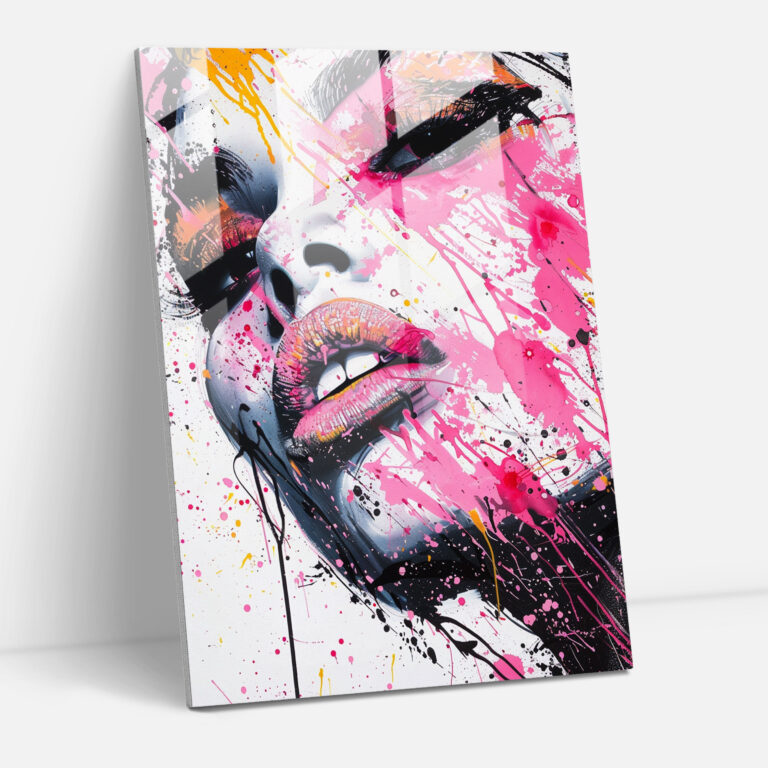 Ashvin Harrison Home Decoration Pop Art Inspired Portrait - Ashvin Harrison, Wall Decoration, Glass Print, Portrait Art