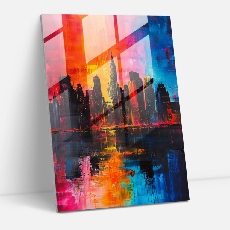 Ashvin Harrison Glass Print: City Skyline - Ashvin Harrison, Home Decoration, City Skyline, Glass Print