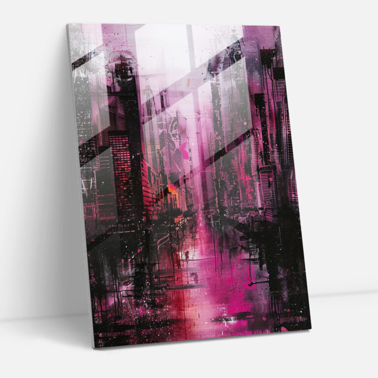 Ashvin Harrison Home Decoration: Industrial City Scene - Ashvin Harrison, Glass Print, Ashvin Harrison, Glass Wall Art