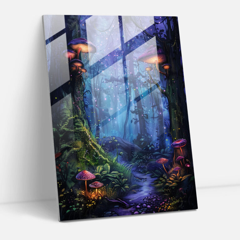 Ashvin Harrison Home Decoration - Mystical Forest - Ashvin Harrison, Modern Art, Home Decoration, Glass Art