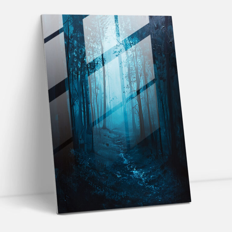 Ashvin Harrison Glass Wall Art: Forest Scene Glass Print - Ashvin Harrison, Glass Wall Art, Glass Print, Forest Scene