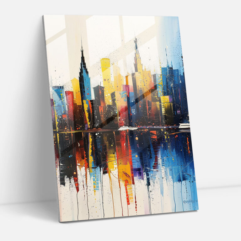Ashvin Harrison Glass Print: Urban Elegance - Ashvin Harrison, Ashvin Harrison, Glass Print, Modern