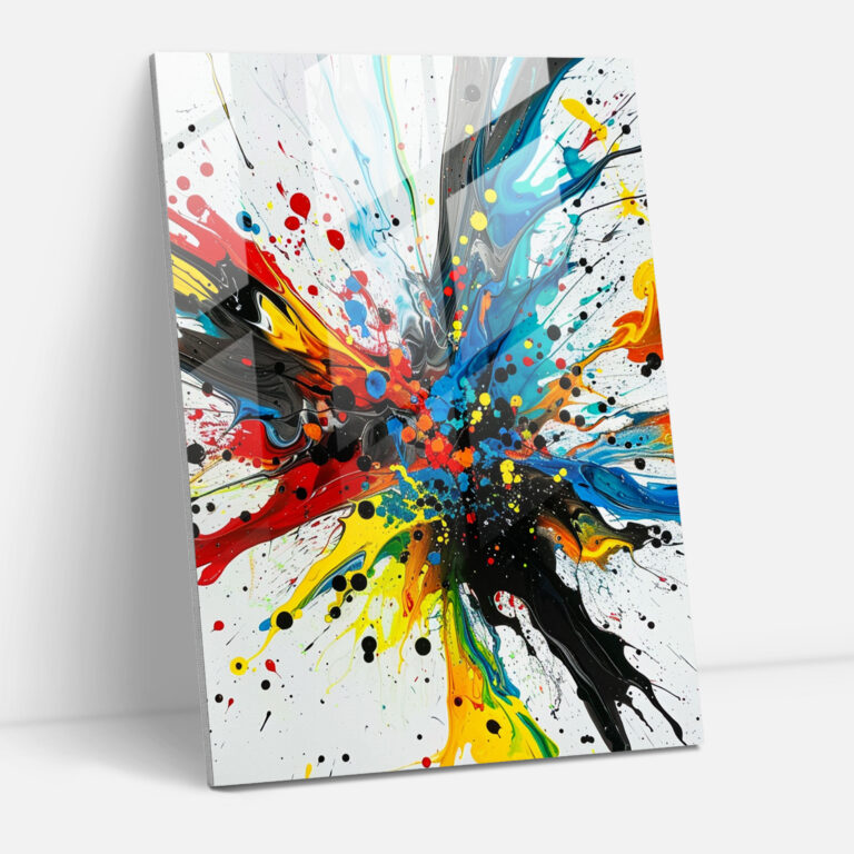Ashvin Harrison Glass Print: Abstract Fusion - Ashvin Harrison, Creative, Abstract, Fusion