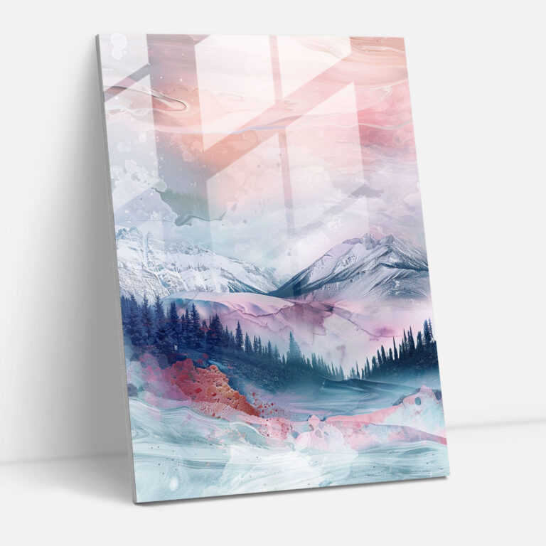 Ashvin Harrison Ethereal Landscape Glass Wall Art - Ashvin Harrison, Wall Decoration, Home Decoration, Glass Wall Art