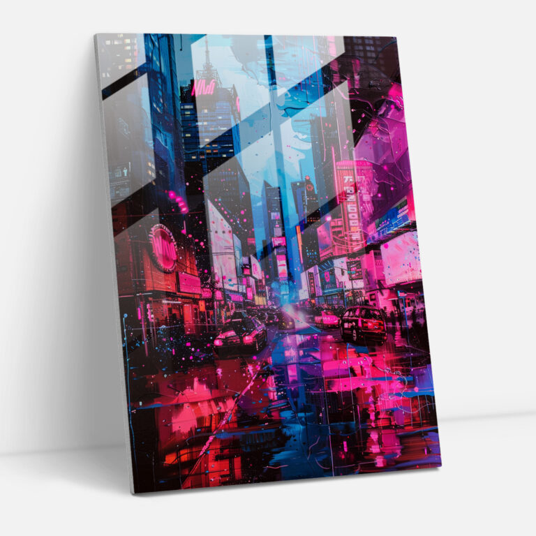 Ashvin Harrison Surreal Cityscape Glass Art - Ashvin Harrison, Ashvin Harrison, Modern Art, Wall Decoration