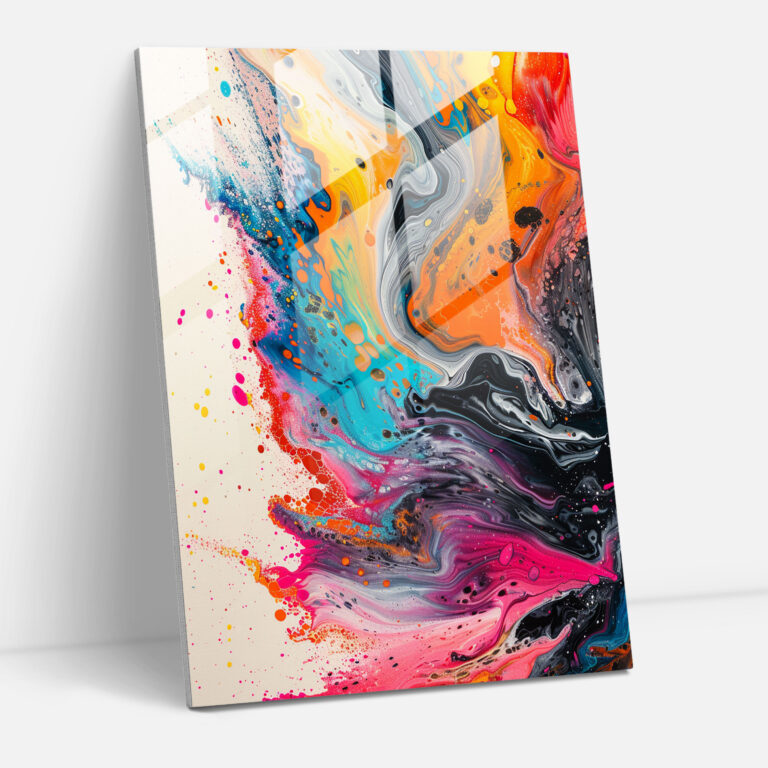 Ashvin Harrison Playful Patterns Modern Art - Ashvin Harrison, Glass Print, Ashvin Harrison, Modern Art