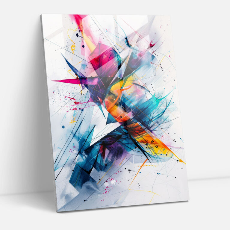 Ashvin Harrison Glass Print - Abstract Geometric - Ashvin Harrison, Modern Art, Wall Decoration, Glass Print