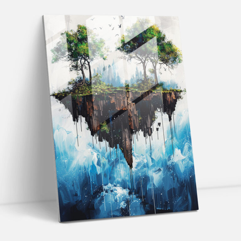 Ashvin Harrison Glass Print - Surreal Landscape - Ashvin Harrison, Glass Print, Wall Decoration, Home Decoration