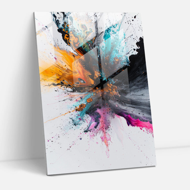 Ashvin Harrison Glass Print - Cosmic Explosion - Ashvin Harrison, Glass Print, Home Decoration, Modern Art