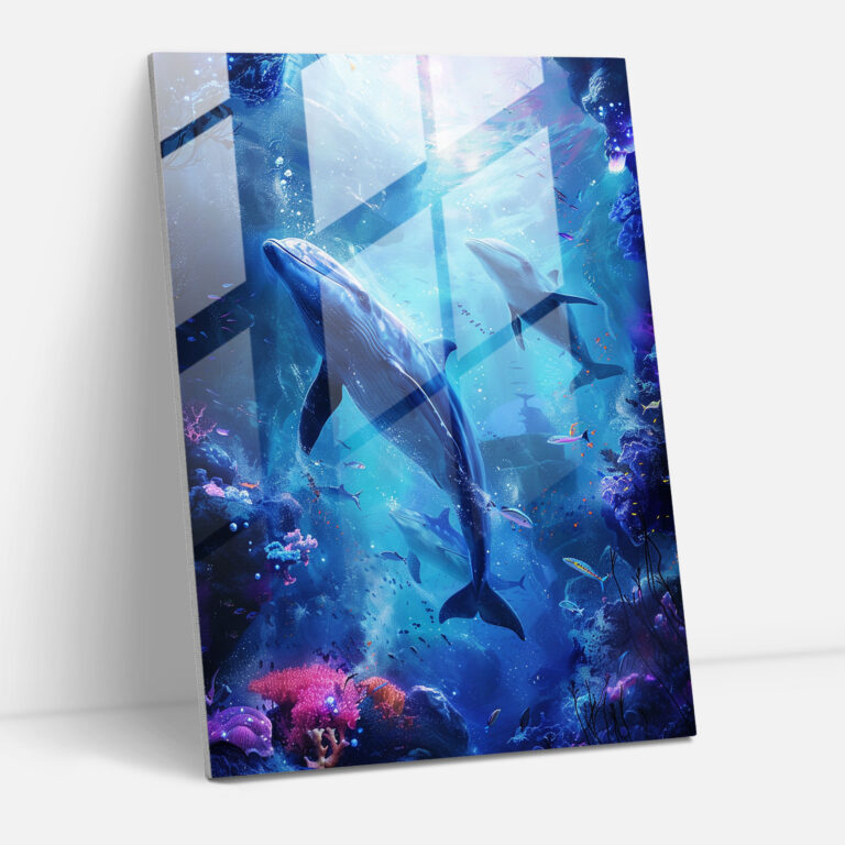 Underwater Dream Ashvin Harrison Glass Print - Ashvin Harrison, Ashvin Harrison, Modern Art, Glass Wall Art